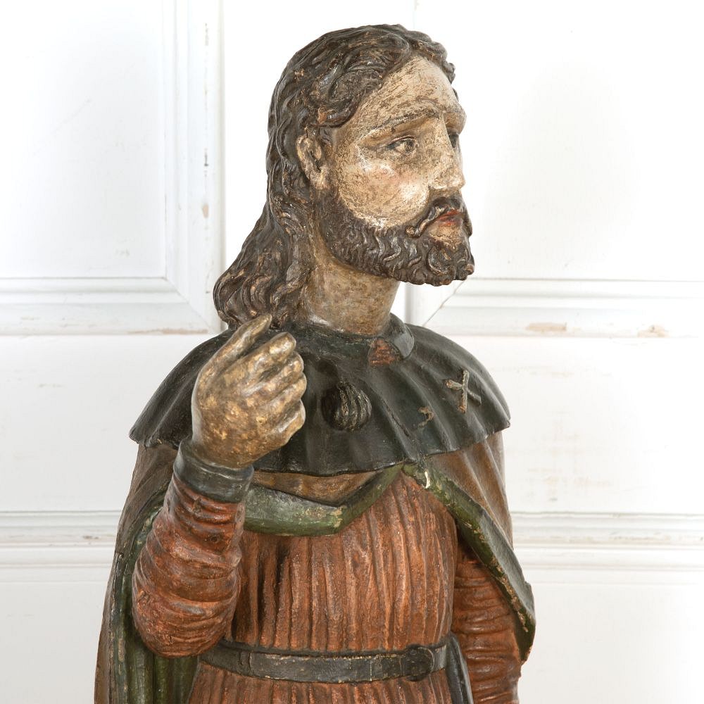 Large 18th Century Carving of St.Roche DA0326084