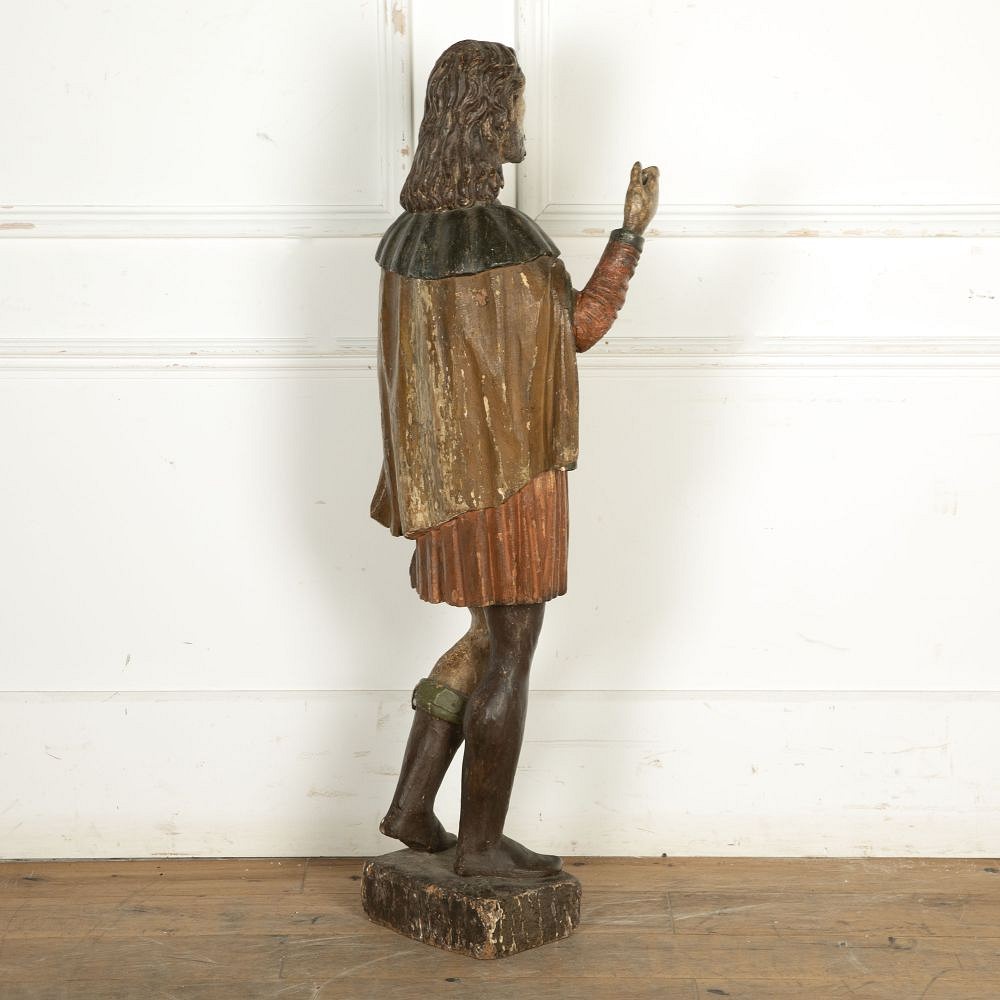 Large 18th Century Carving of St.Roche DA0326084