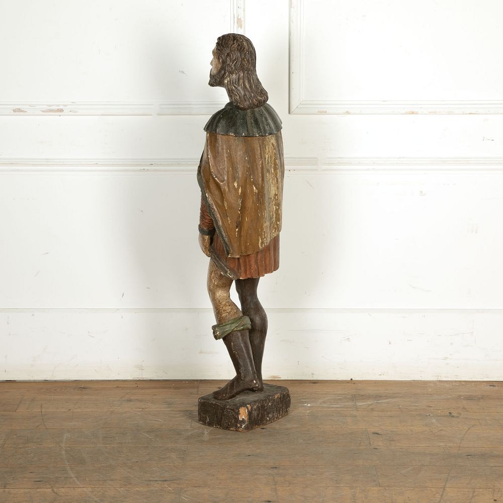Large 18th Century Carving of St.Roche DA0326084