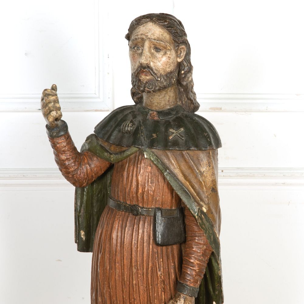 Large 18th Century Carving of St.Roche DA0326084