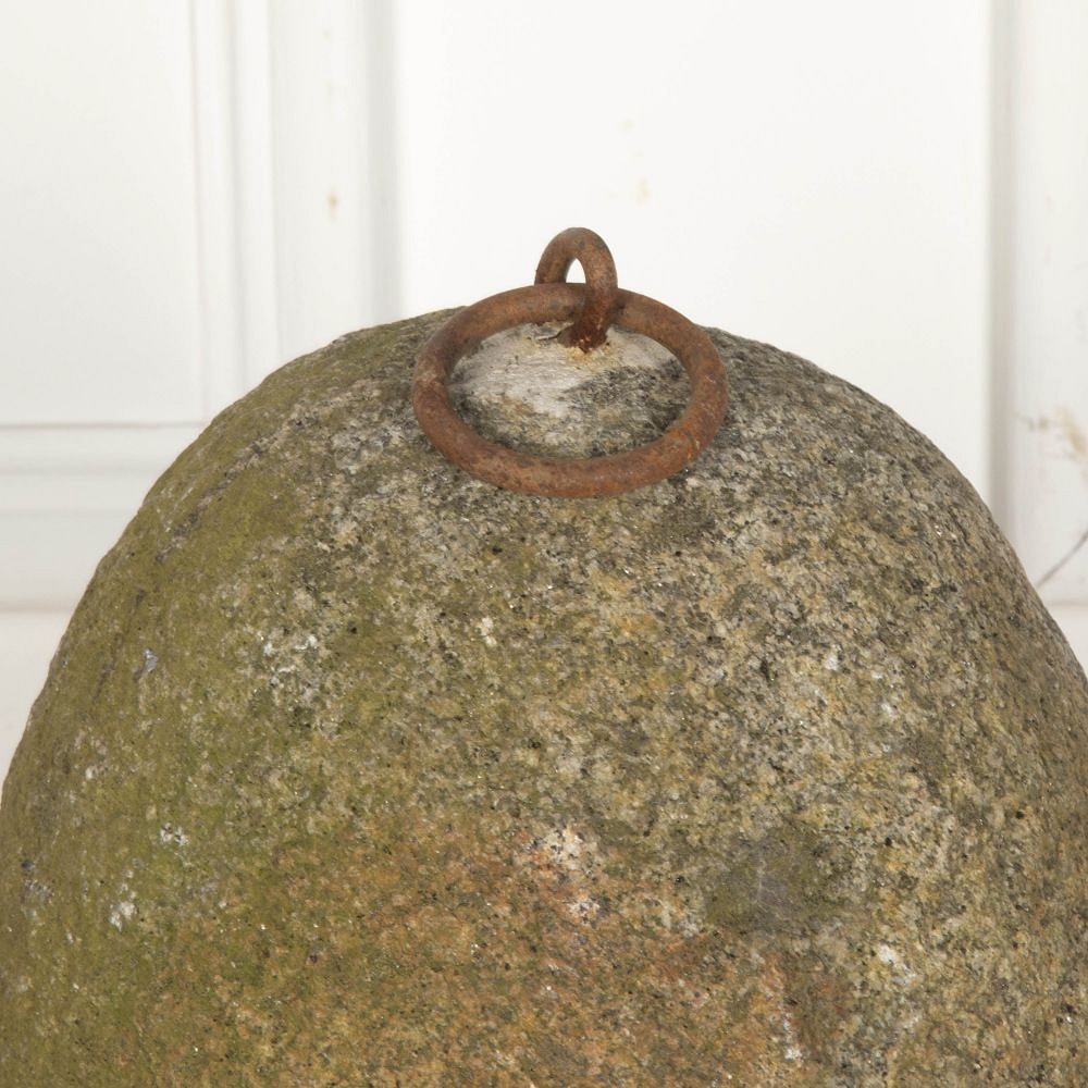 Large Early 19th Century French Ovoid Farm Weight DA8528058
