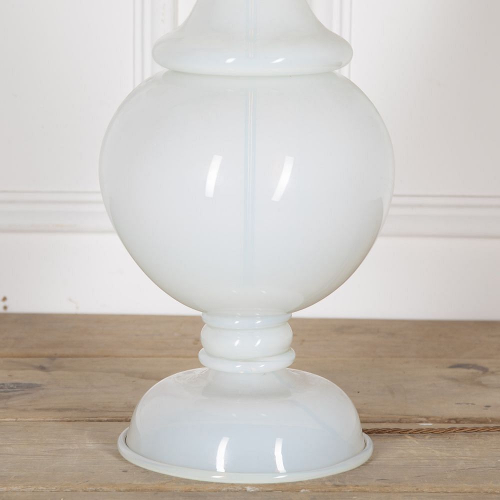 Large 20th Century Italian Opaline Lamp LT2823508