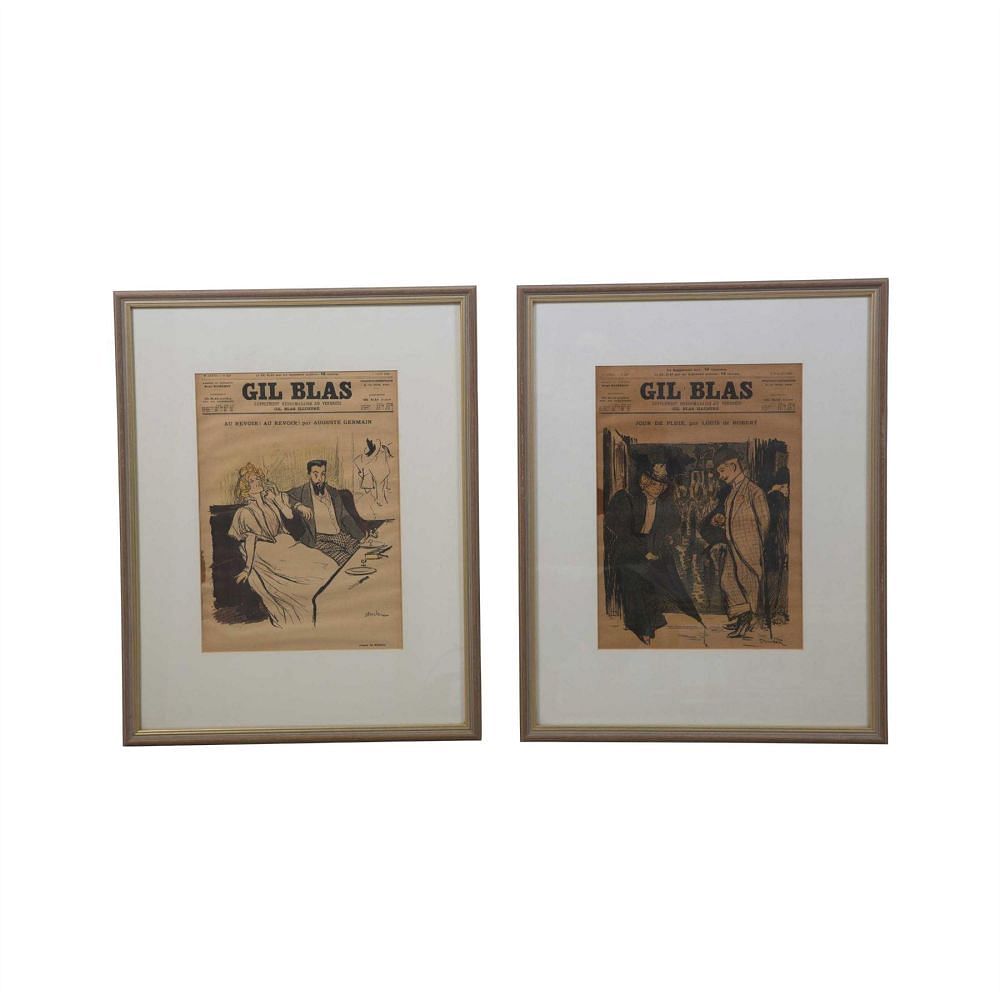 Late 19th Century French Newspaper Covers DA9057389