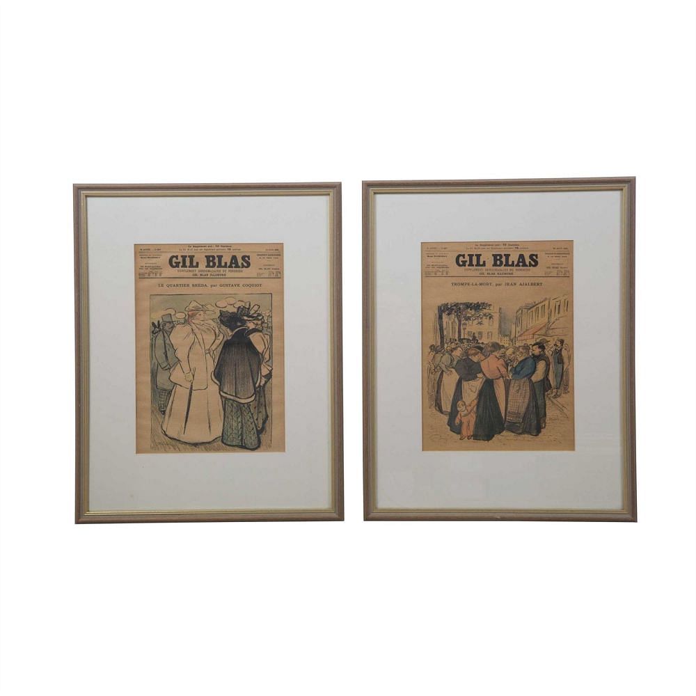 Late 19th Century French Newspaper Covers DA9057389