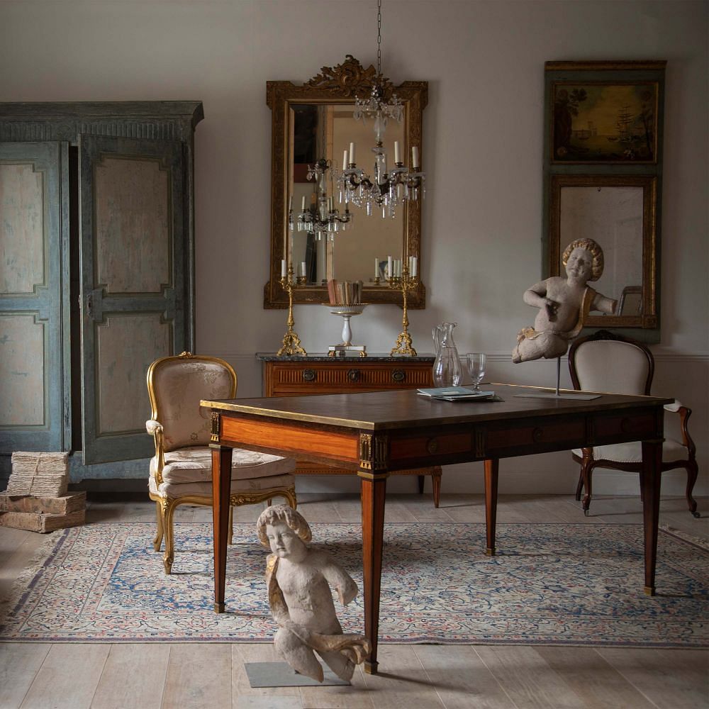 Louis XVI Style Bureau Plat DB0161653