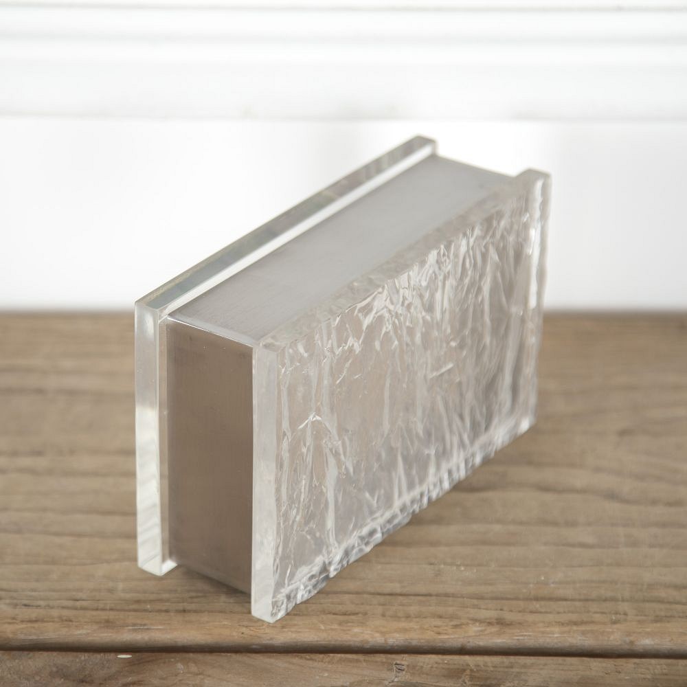 Italian Lucite and Chrome Box DA3014164