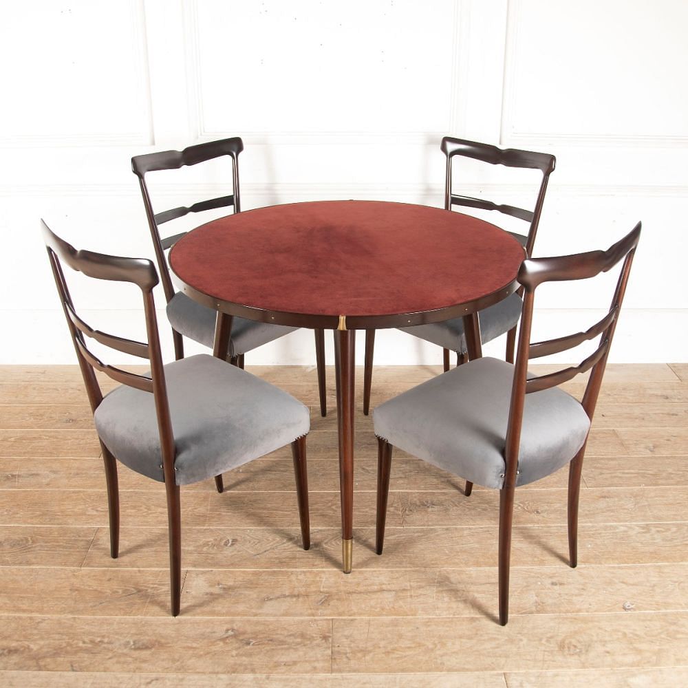 Mahogany Games Table and Chairs TD3013521