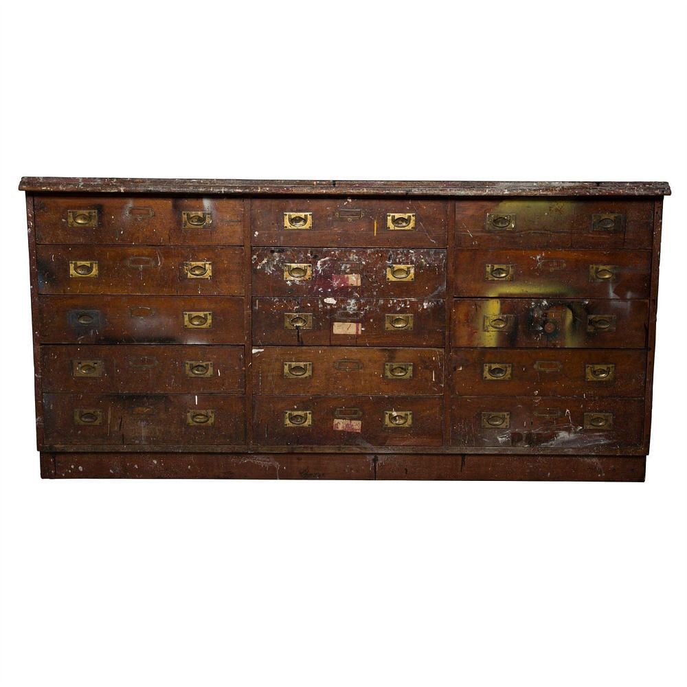 Mahogany Haberdashery Drawers CU5355959