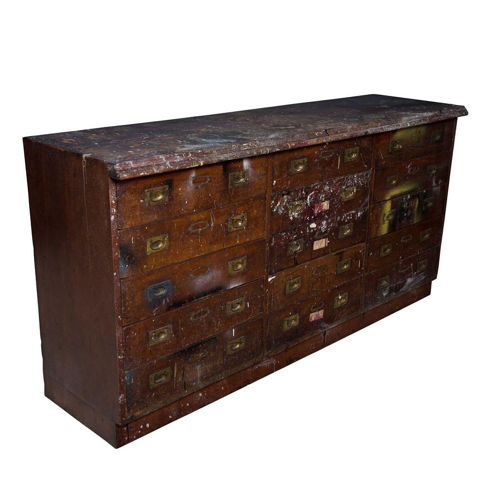 Mahogany Haberdashery Drawers CU5355959