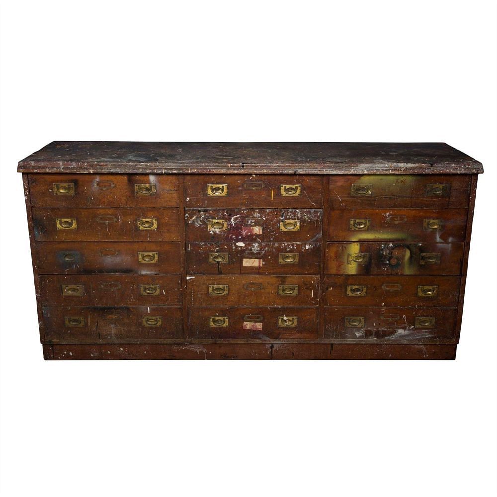 Mahogany Haberdashery Drawers CU5355959