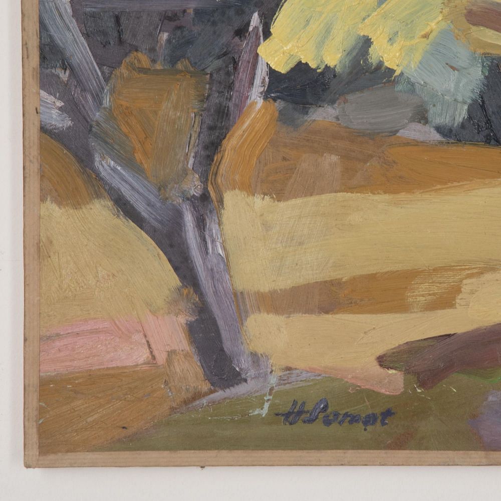 Mid-Century Abstract Expressionist Landscape Painting WD3030797