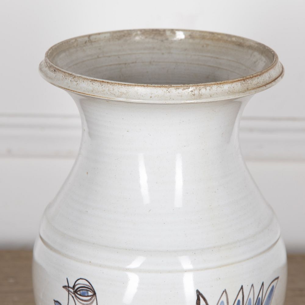 20th Century Hand Painted Ceramic Vase DA2924022