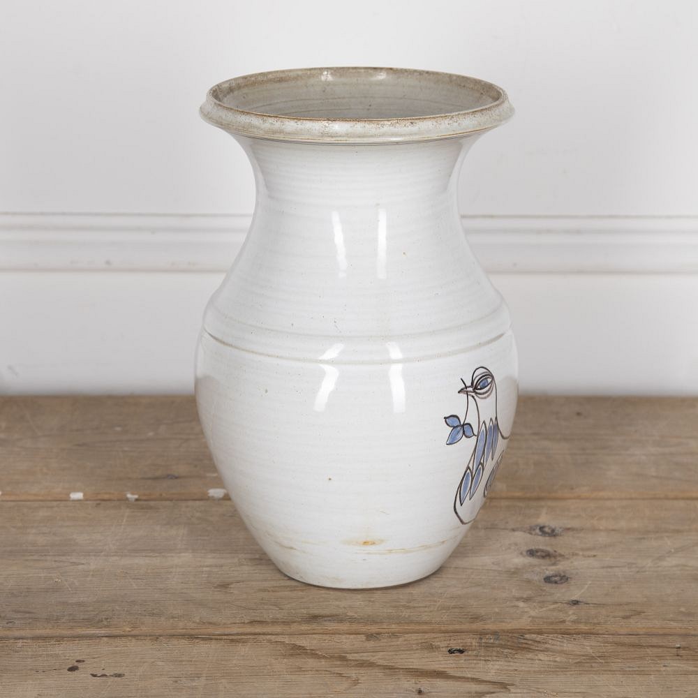 20th Century Hand Painted Ceramic Vase DA2924022