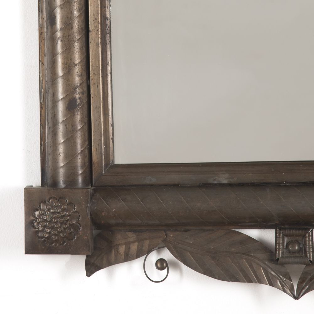 French Mid Century Tole Marriage Mirror MI1515396