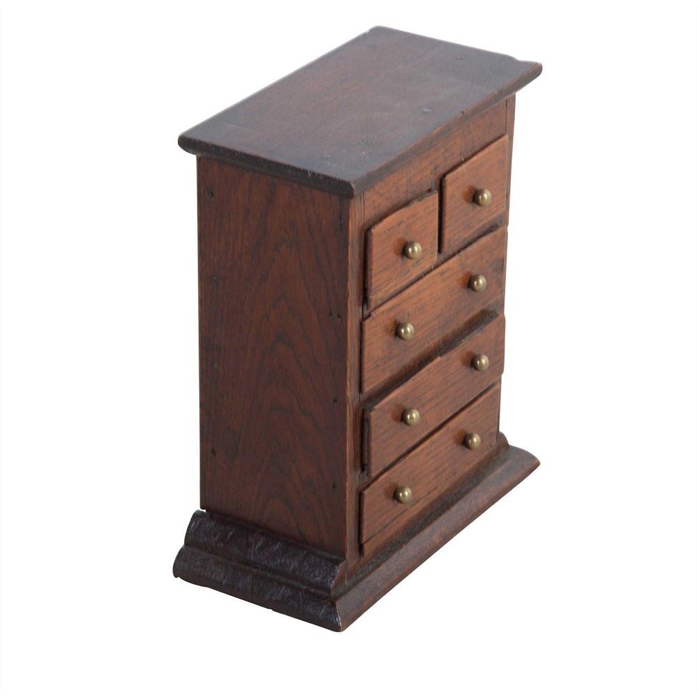 Miniature Oak Chest of Drawers CC4411732
