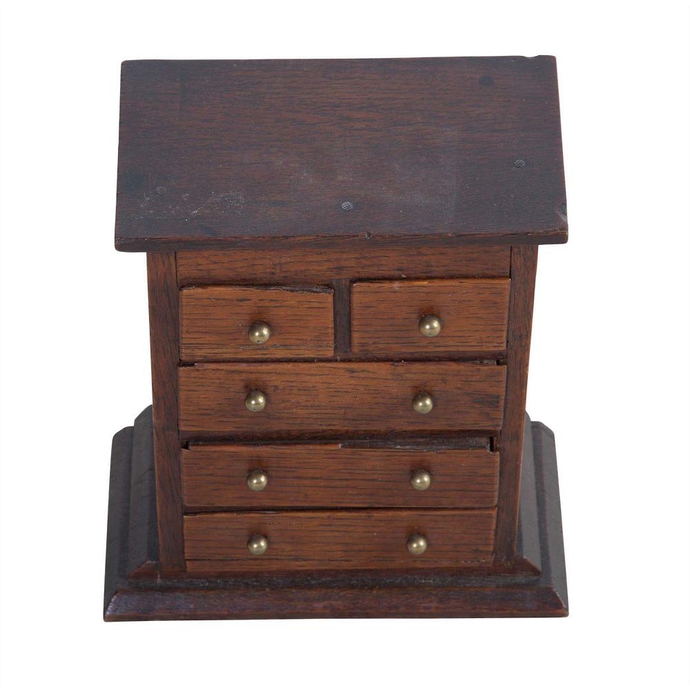 Miniature Oak Chest of Drawers CC4411732
