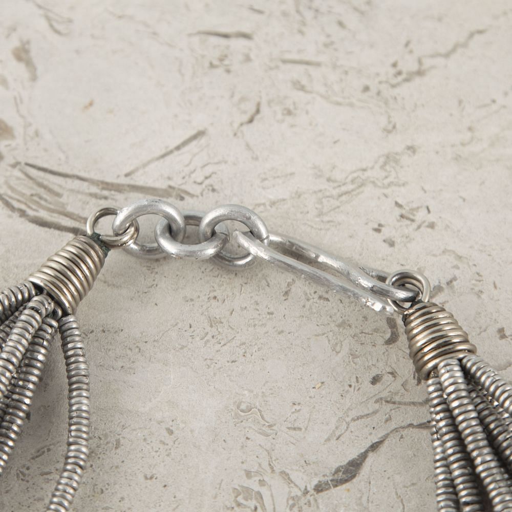 Orma Tribal Necklace in Cast Aluminium LS4423380