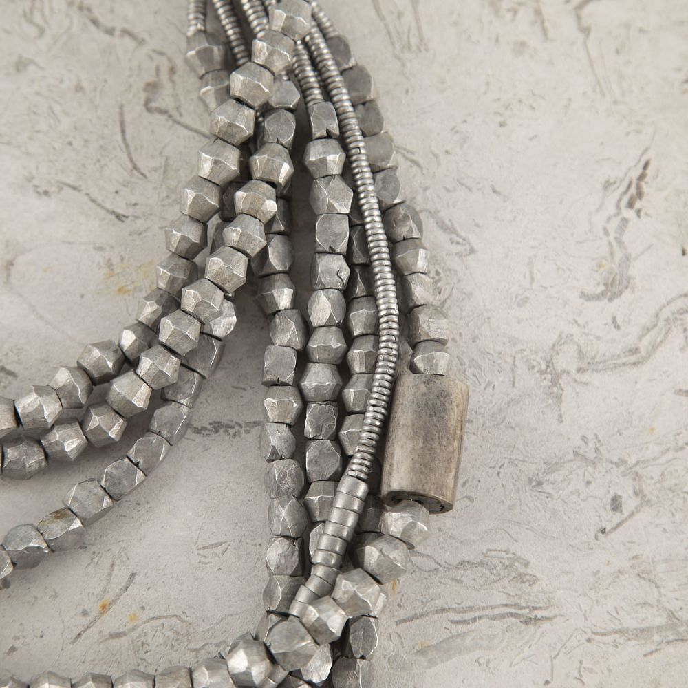 Orma Tribal Necklace in Cast Aluminium LS4423380
