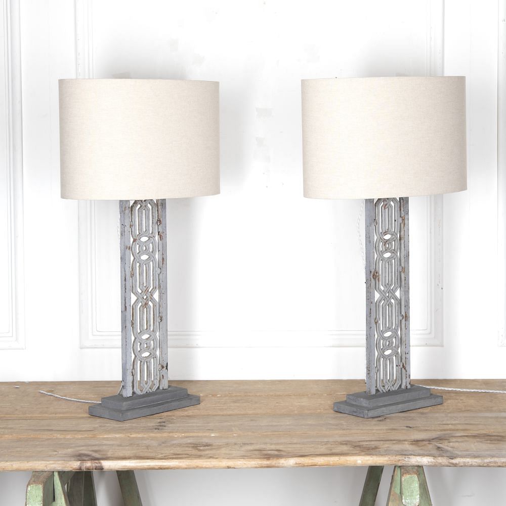 Pair of 19th Century Balustrade Lamps LL6023965
