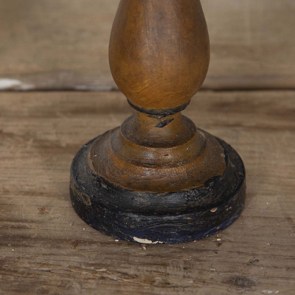 Pair of 19th Century Hand Carved French Candlesticks DA4424795