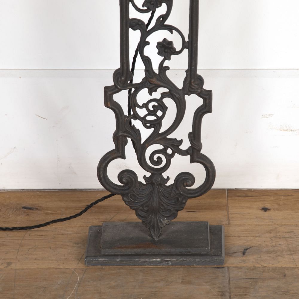 Pair of 19th Century Iron Balustrade Lamps LL7523106