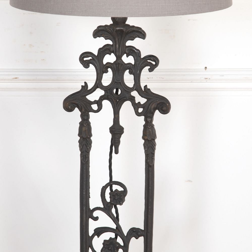 Pair of 19th Century Iron Balustrade Lamps LL7523106