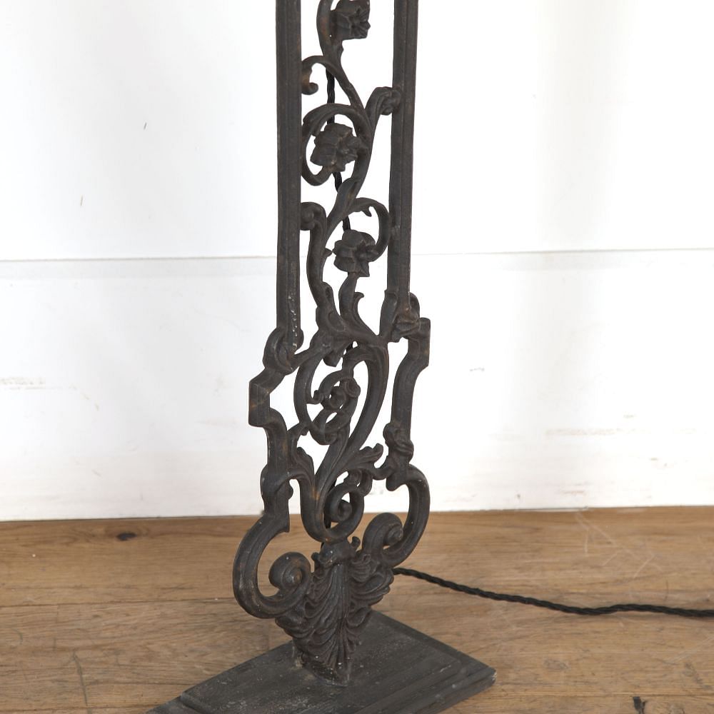 Pair of 19th Century Iron Balustrade Lamps LL7523106