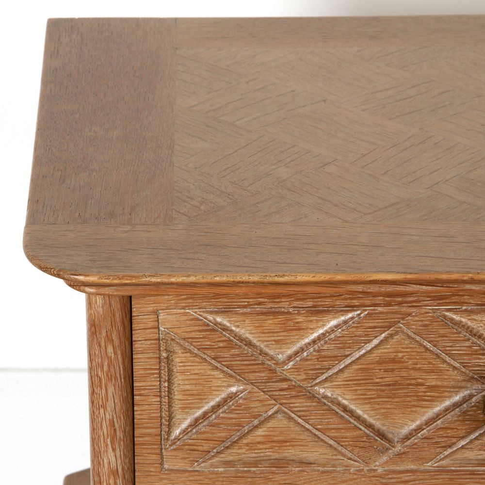 Pair of Art Deco Limed Oak Cabinets BD8517319