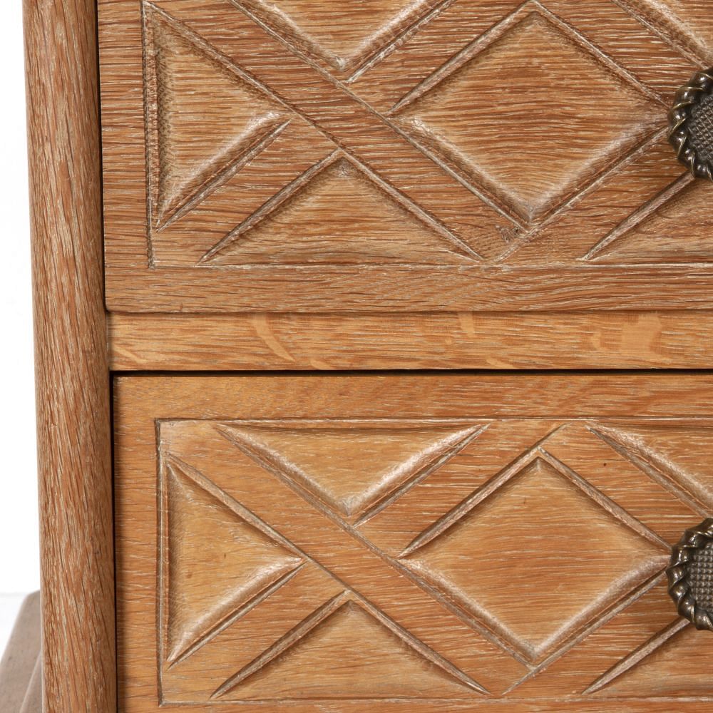 Pair of Art Deco Limed Oak Cabinets BD8517319