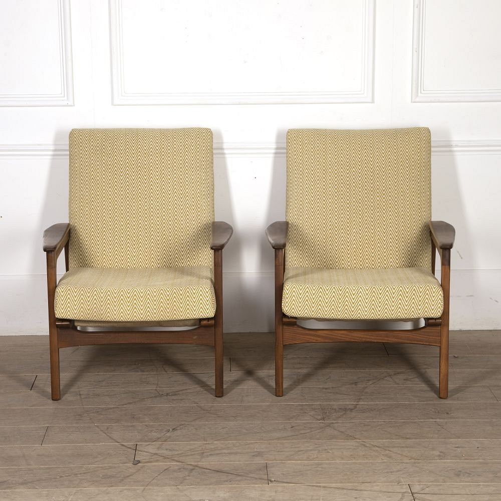 Pair of 20th Century Danish Teak Armchairs CH0520786