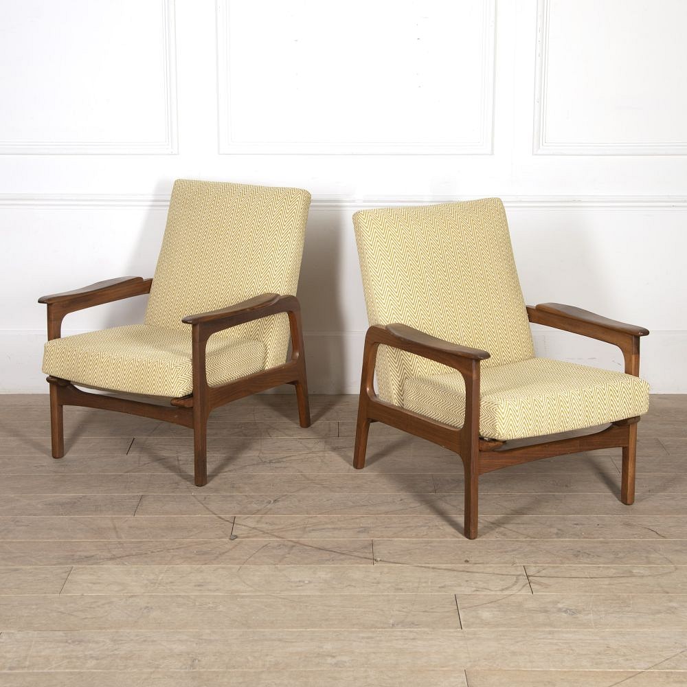 Pair of 20th Century Danish Teak Armchairs CH0520786