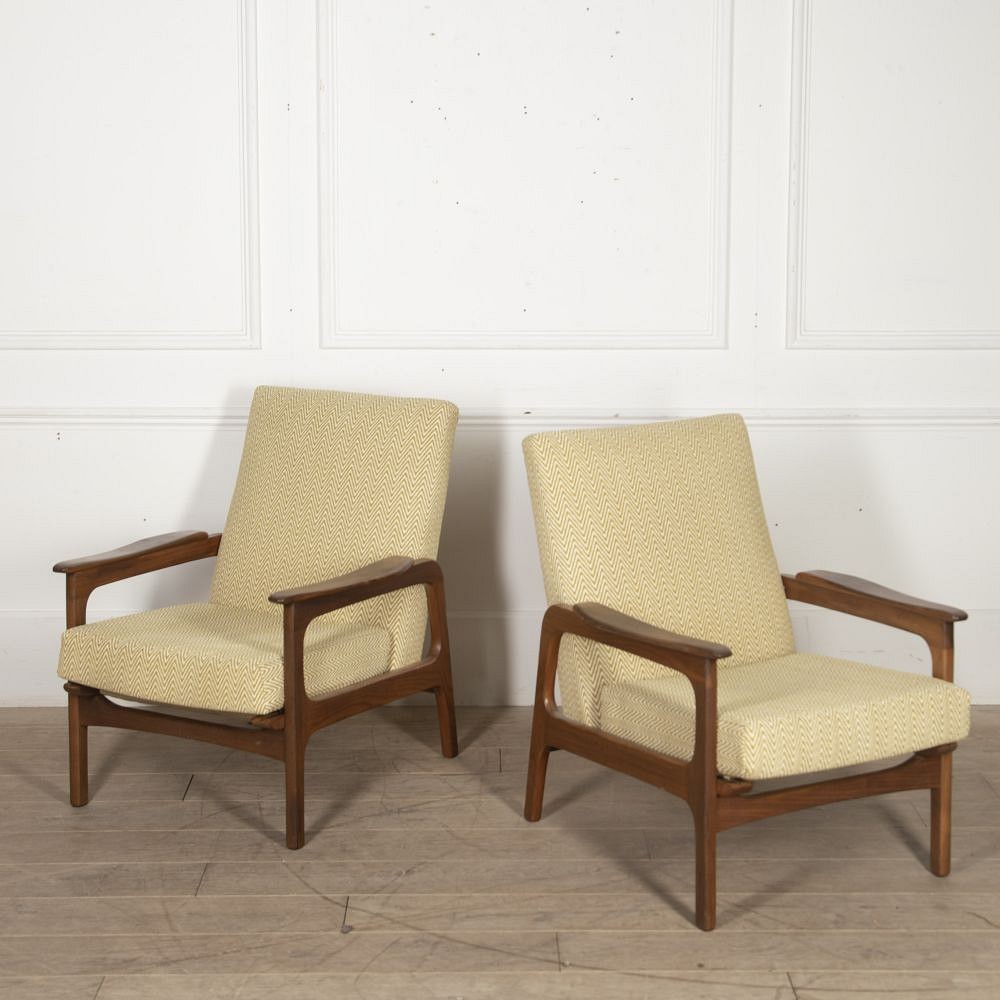 Pair of 20th Century Danish Teak Armchairs CH0520786