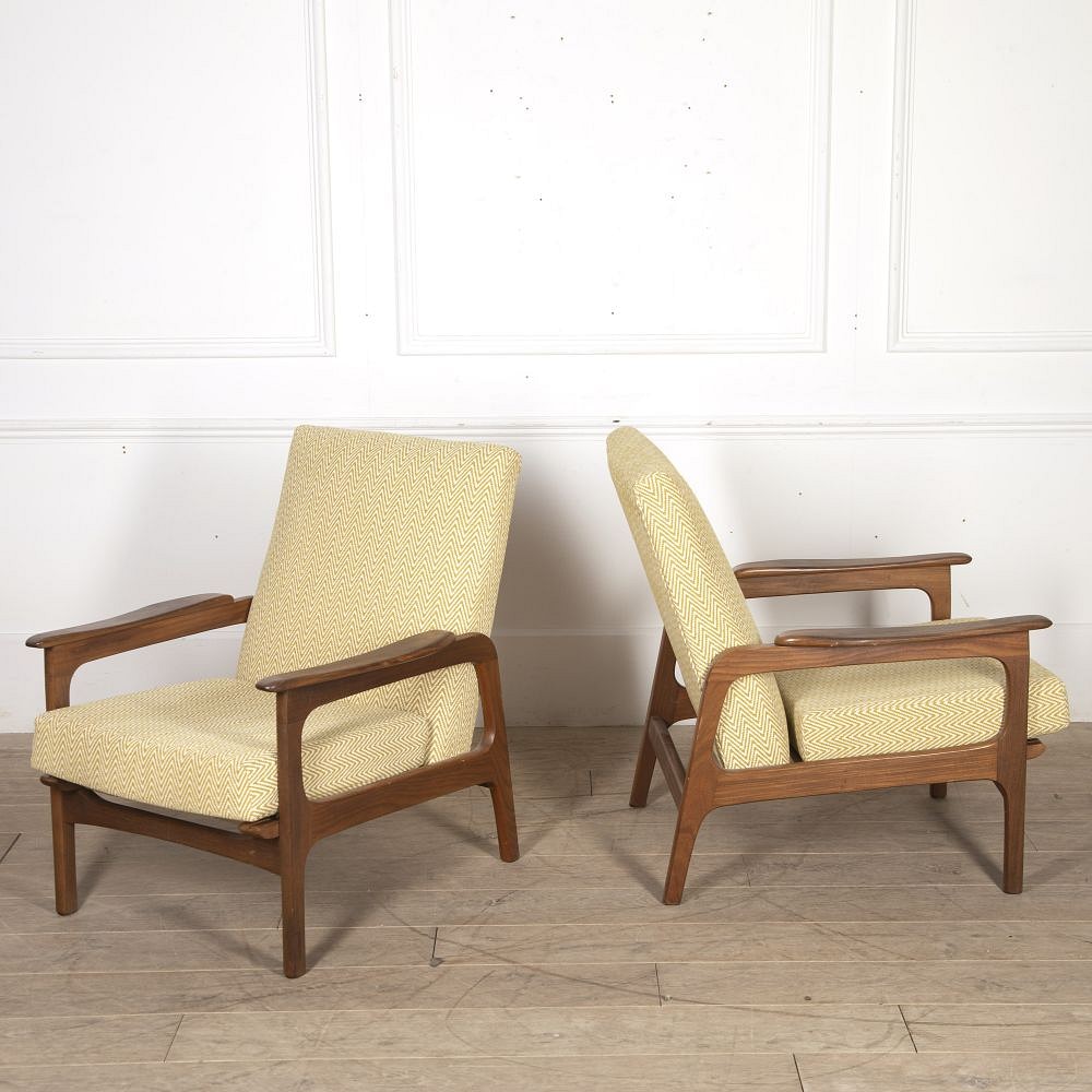 Pair of 20th Century Danish Teak Armchairs CH0520786