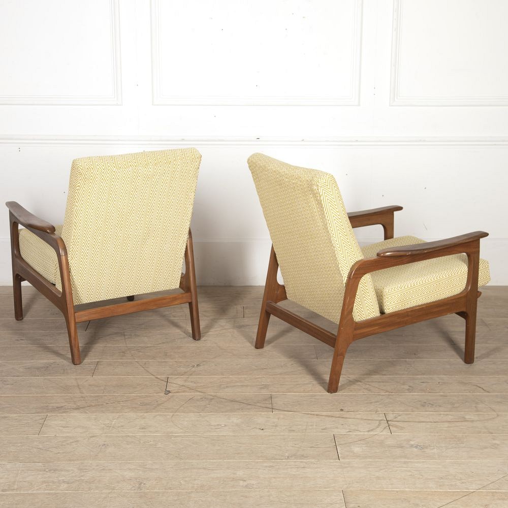 Pair of 20th Century Danish Teak Armchairs CH0520786