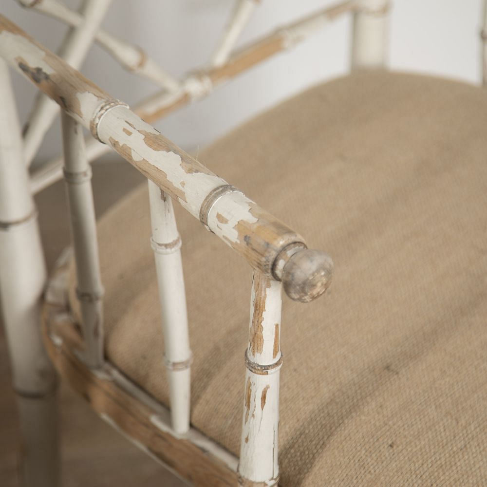 Pair of Faux Bamboo Cockpen Chairs CH4515042
