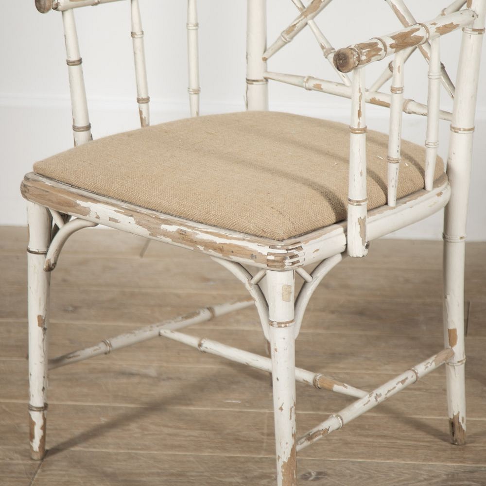 Pair of Faux Bamboo Cockpen Chairs CH4515042