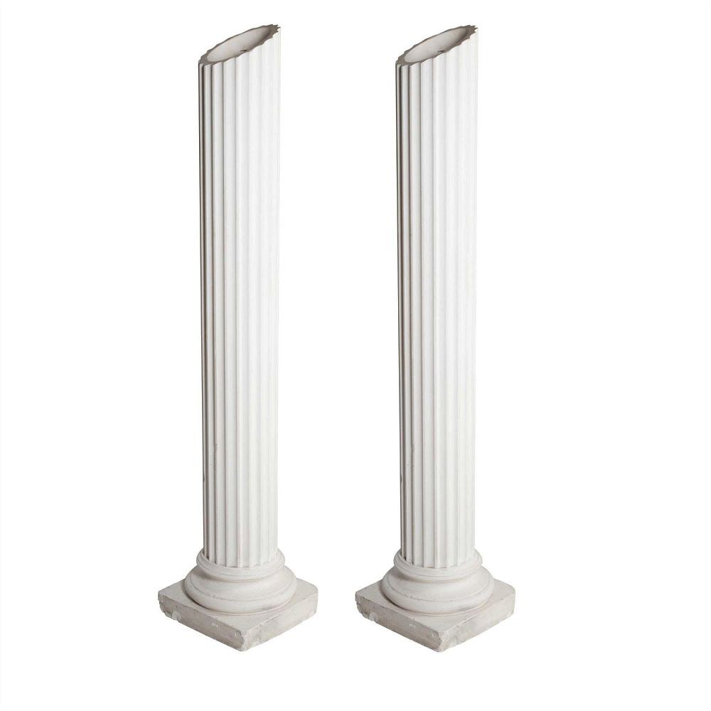 Pair of French Column Uplighters LF4513102