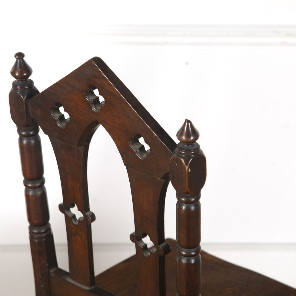 Pair of Gothic Side Chairs CH107505