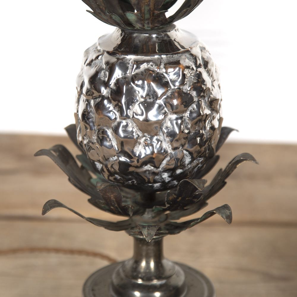 Pair of 20th Century Italian Metal Pineapple Table Lamps LT1523619