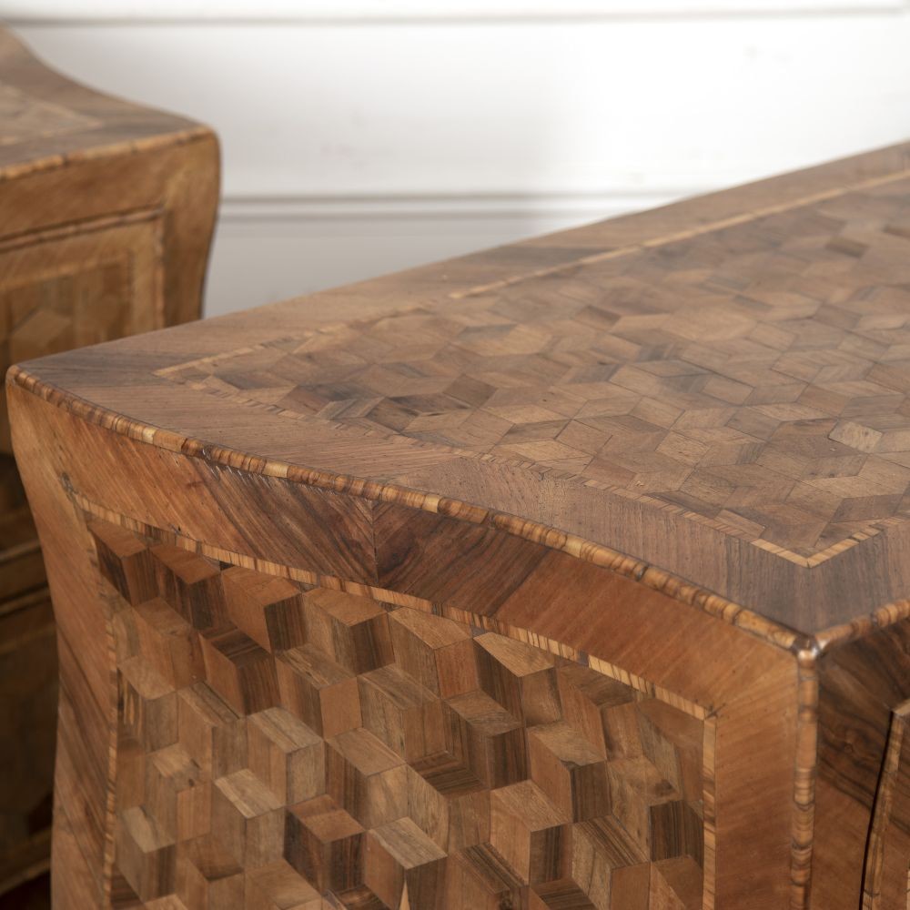 Pair of Parquetry Commodes CC4818291