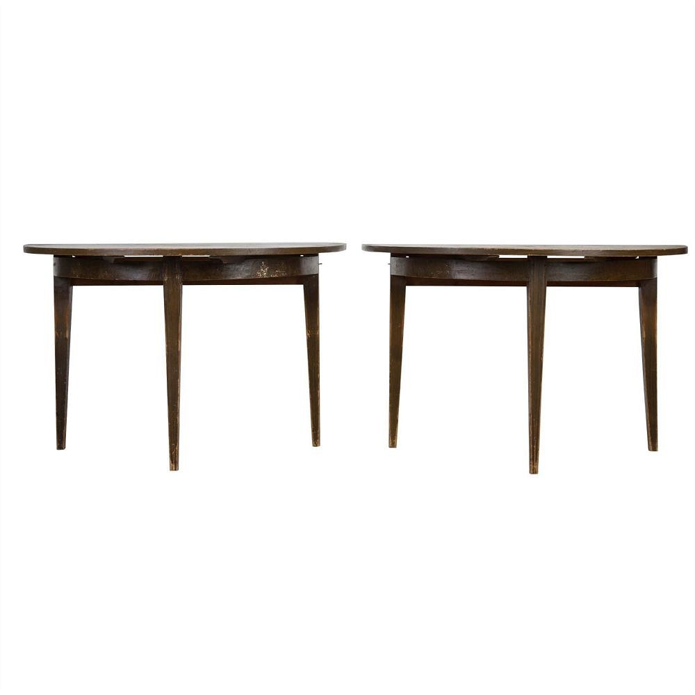 Pair of Swedish Demi Lune Tables TS0155048