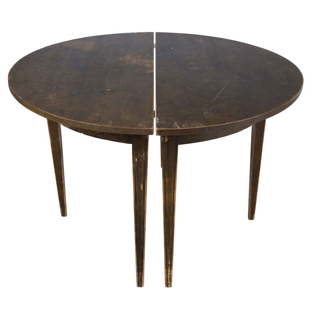 Pair of Swedish Demi Lune Tables TS0155048