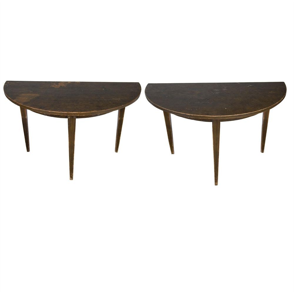 Pair of Swedish Demi Lune Tables TS0155048