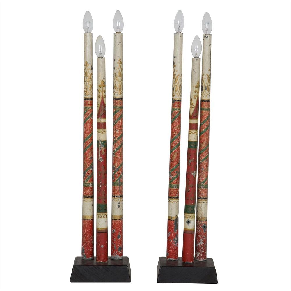 Pair of Tole Lamps LT153329