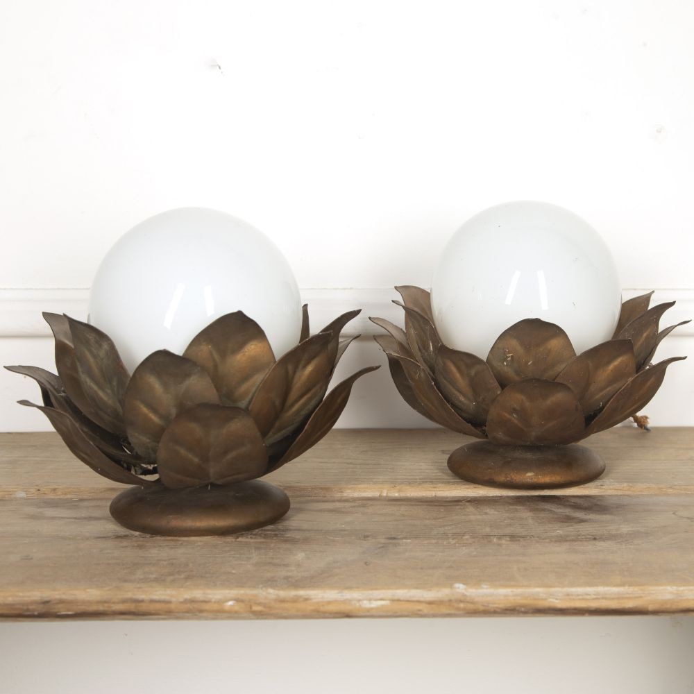 Pair of Vintage Lotus Table Lamps LL1516630