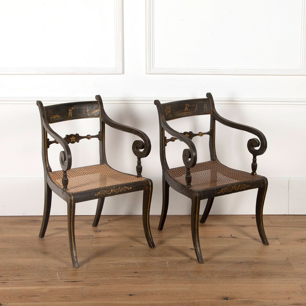 Pair of Early 19th Century Armchairs CH1062398