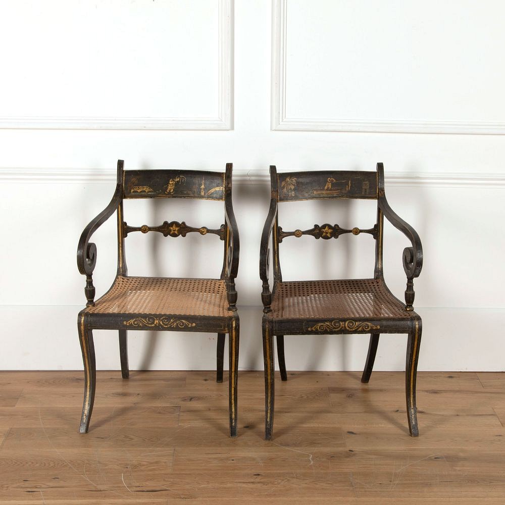 Pair of Early 19th Century Armchairs CH1062398