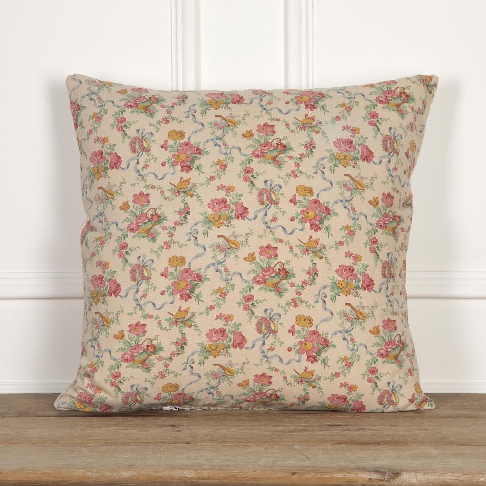 20th Century Printed Linen Cushion RT9026523