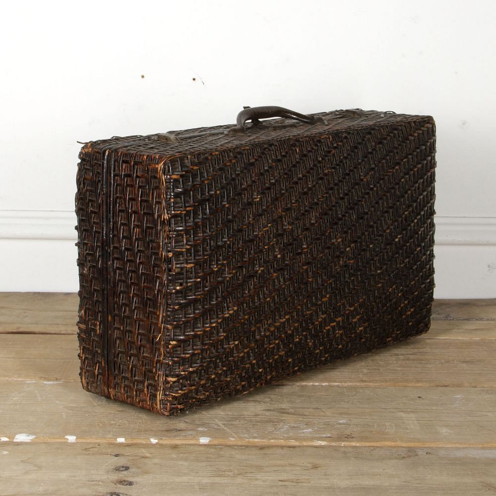 19th Century Rattan Suitcase DA2917503