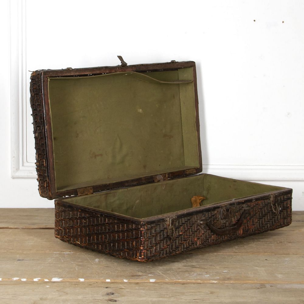 19th Century Rattan Suitcase DA2917503